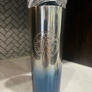 Starbucks Metallic Silver Tumbler